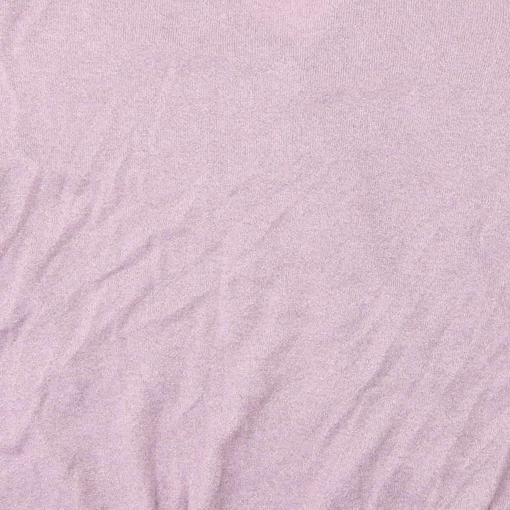 Michele Hope Womens Pink   Basic Blouse Size 14
