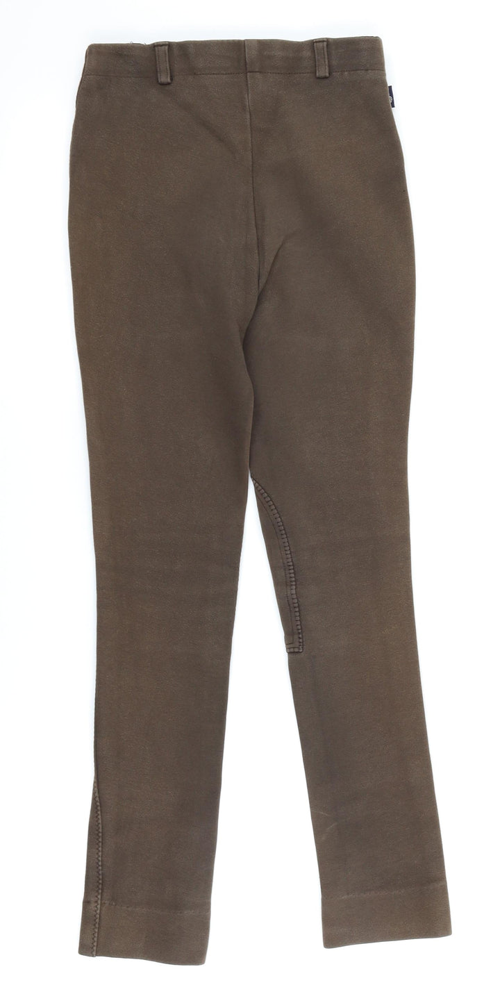 Harry Hall Girls Brown   Capri Trousers Size 8-9 Years - Jodhpurs