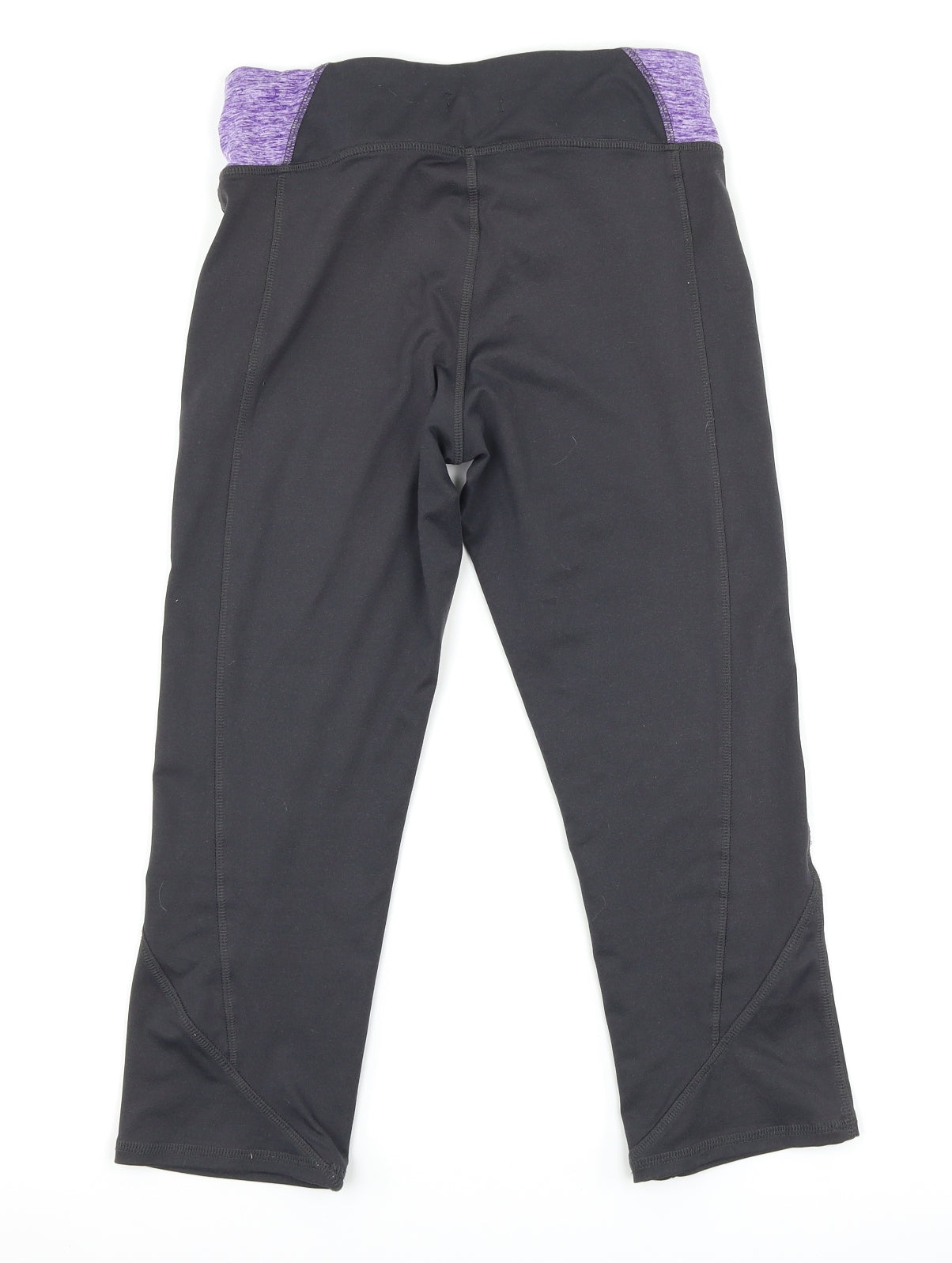 F&F Womens Black   Capri Leggings Size 8 L19 in