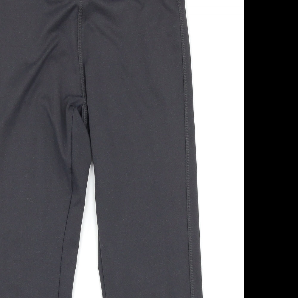 F&F Womens Black   Capri Leggings Size 8 L19 in
