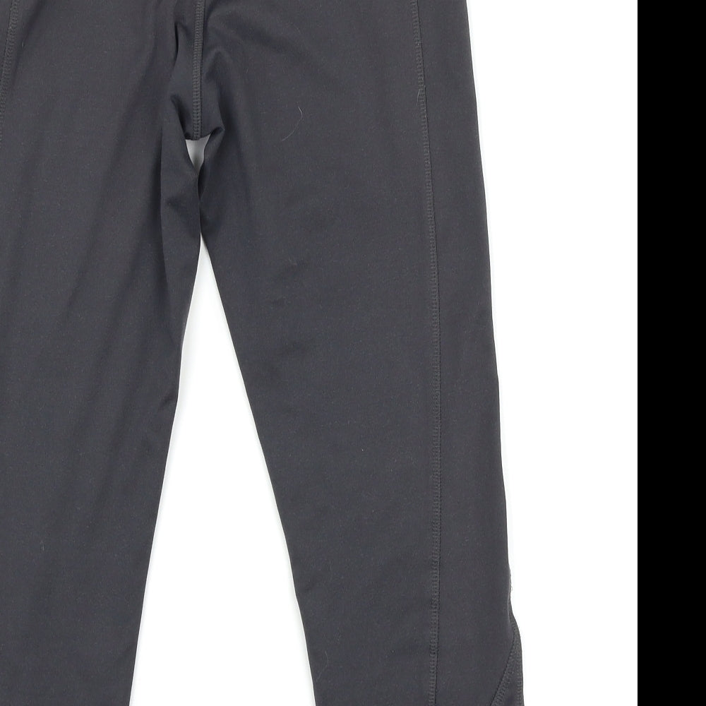 F&F Womens Black   Capri Leggings Size 8 L19 in