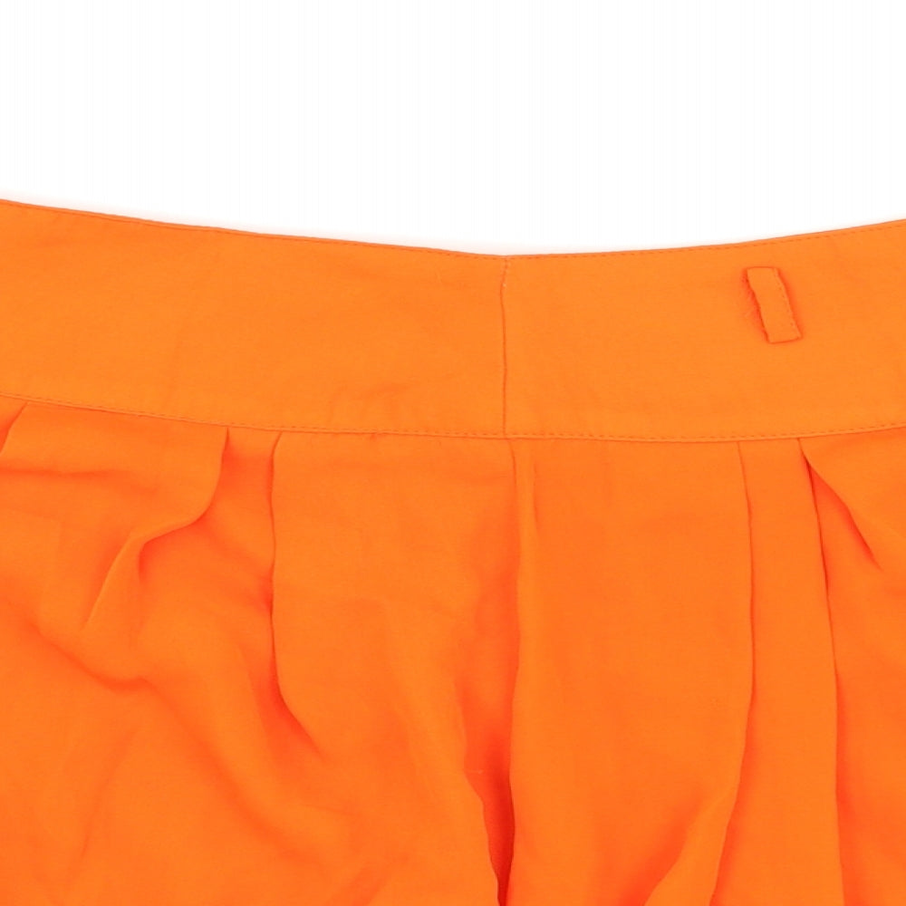 Preworn Womens Orange   A-Line Skirt Size S
