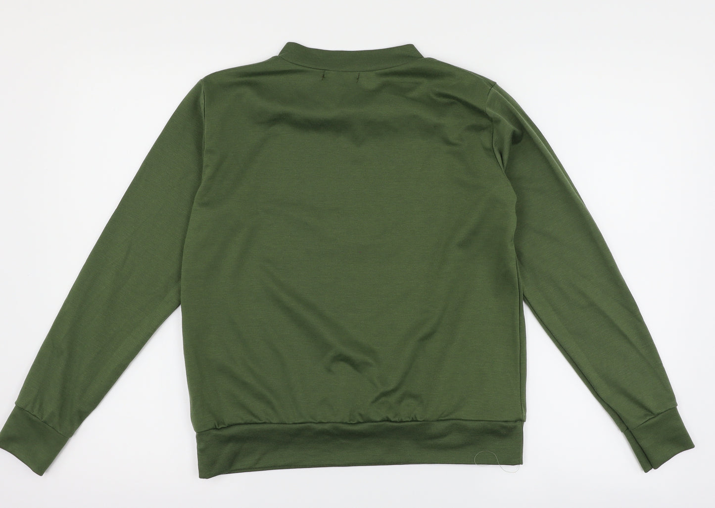 AX Paris Womens Green   Pullover Sweatshirt Size M  - graphic