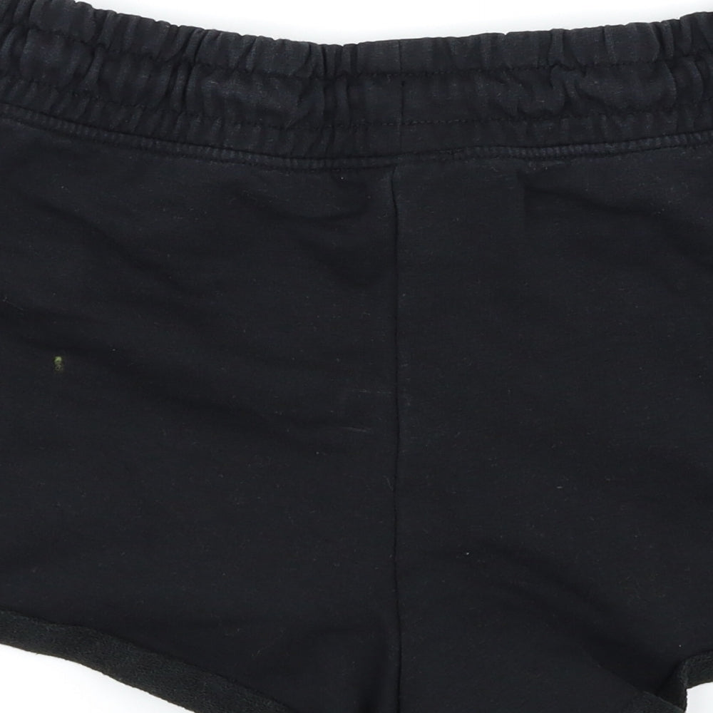 IVY PARK Womens Black   Sweat Shorts Size L