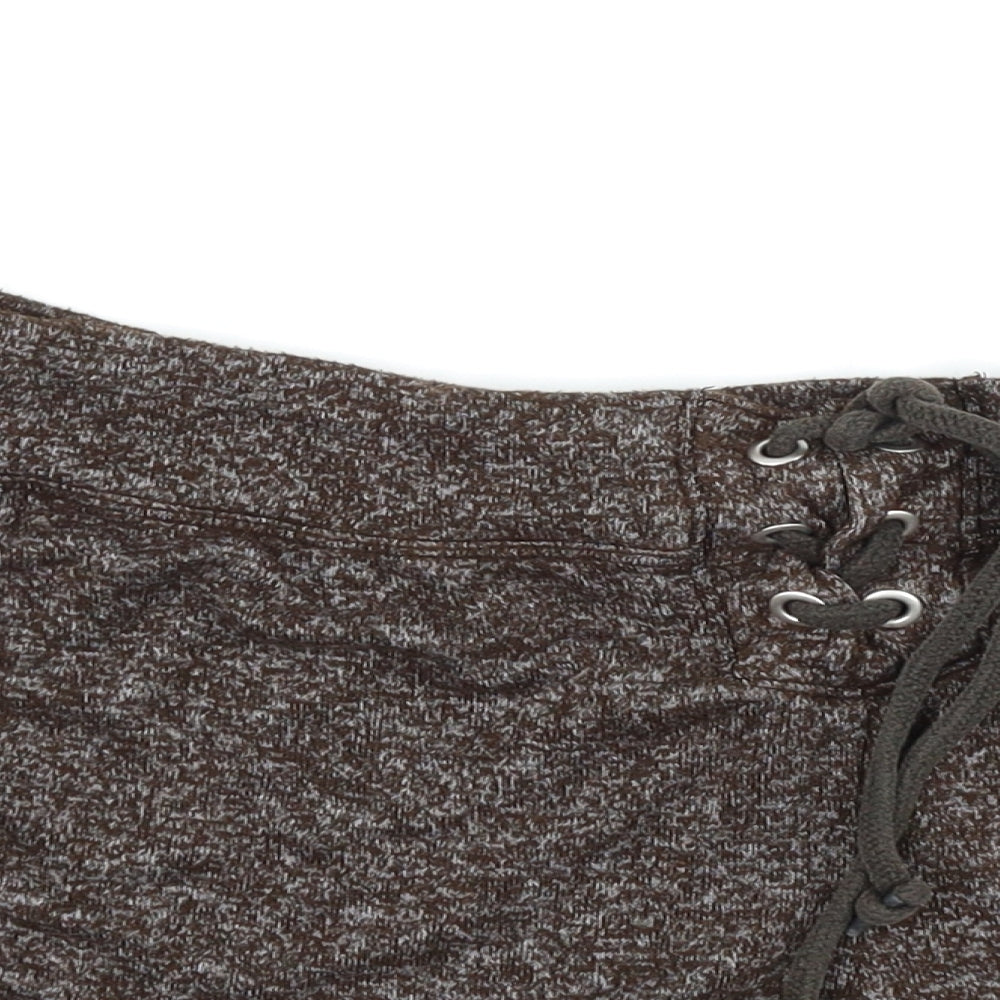 PINK Womens Brown   Sweat Shorts Size 32 in - victoria's secret