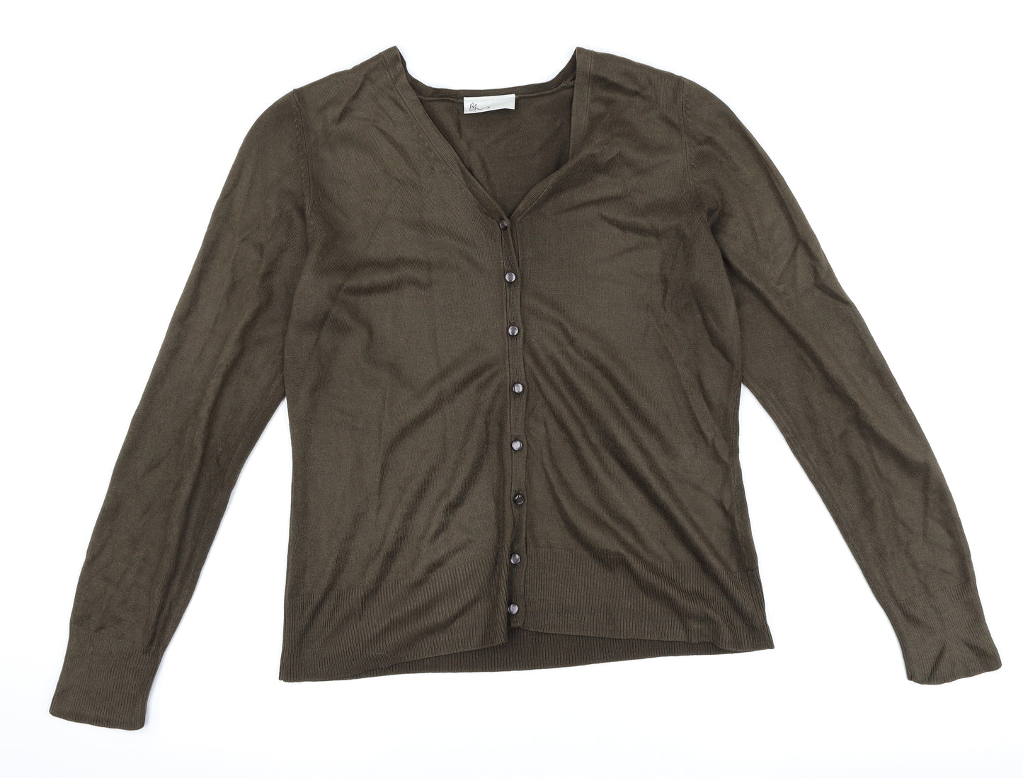 BHS Womens Brown   Cardigan Jumper Size 12
