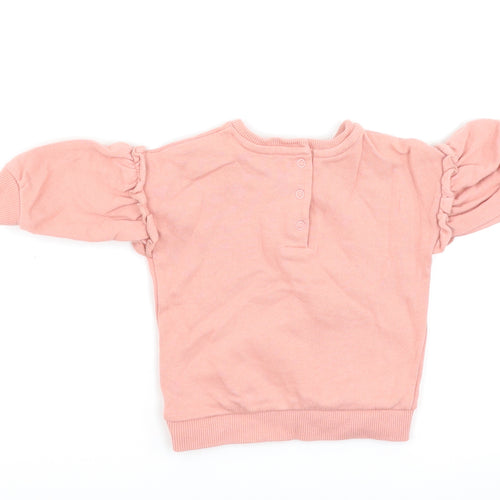 George Girls Pink   Pullover Jumper Size 0-3 Months  - Disney Mickey Mouse