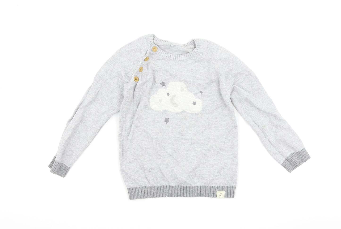 George Girls Grey   Pullover Jumper Size 3-4 Years  - Billie Faiers