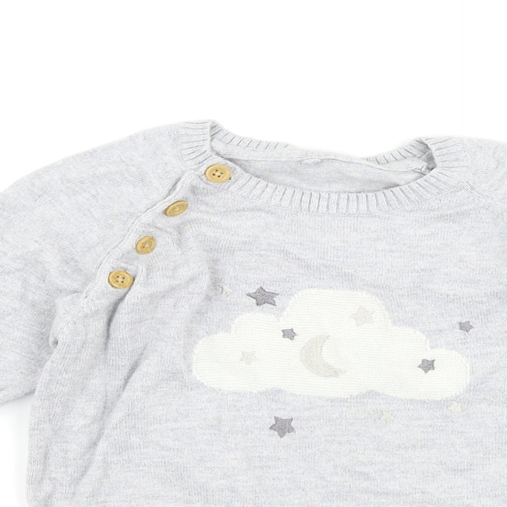 George Girls Grey   Pullover Jumper Size 3-4 Years  - Billie Faiers