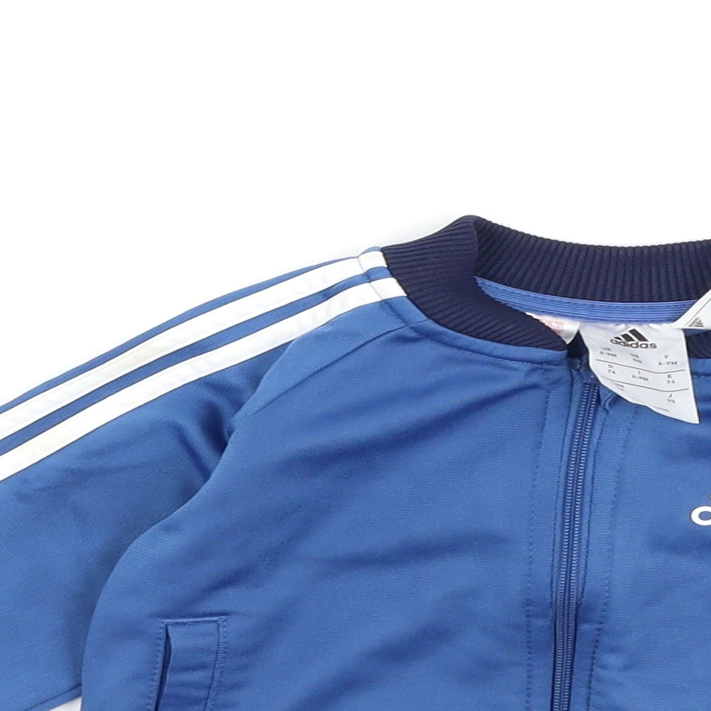 adidas Baby Blue   Jacket  Size 6-9 Months