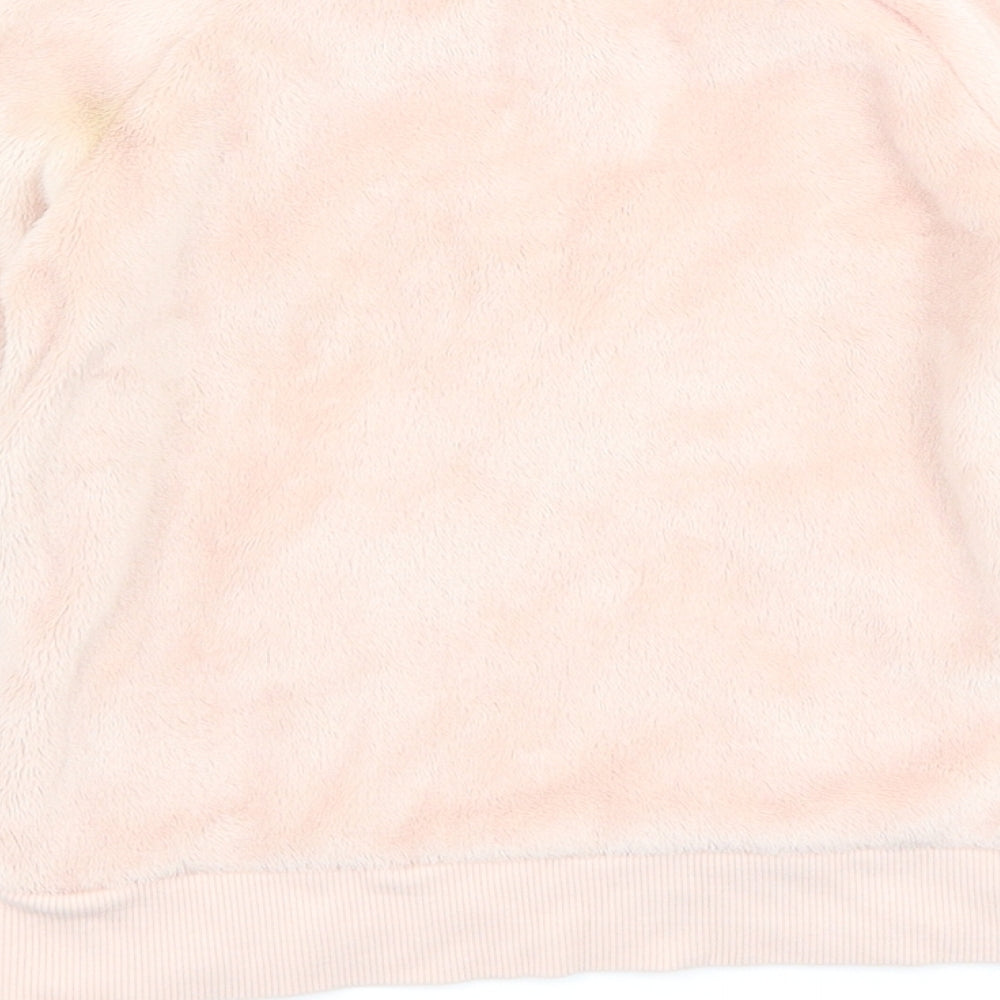 Disney Store Boys Pink  Fleece Pullover Sweatshirt Size 4 Years  - Disney Minnie Mouse