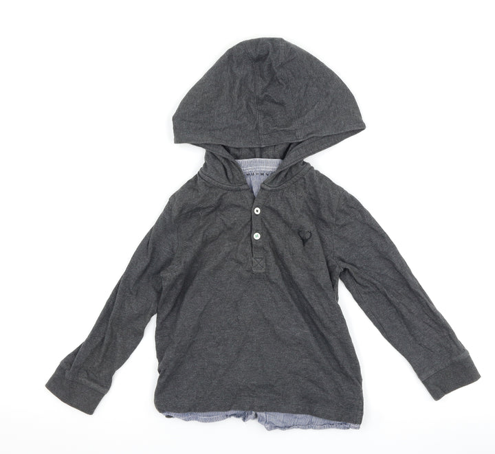 Nutmeg Boys Grey   Pullover Hoodie Size 5-6 Years