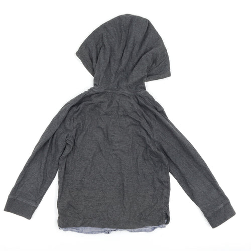 Nutmeg Boys Grey   Pullover Hoodie Size 5-6 Years