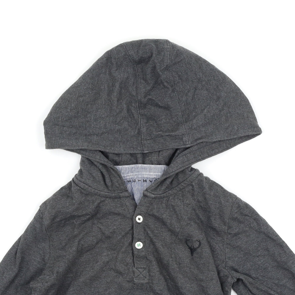 Nutmeg Boys Grey   Pullover Hoodie Size 5-6 Years
