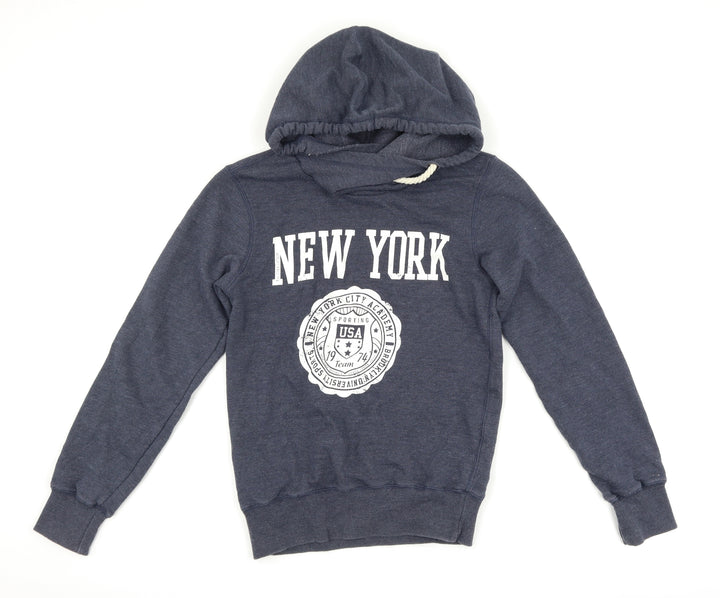 Cedar Wood State Mens Blue   Pullover Hoodie Size XS  - new York