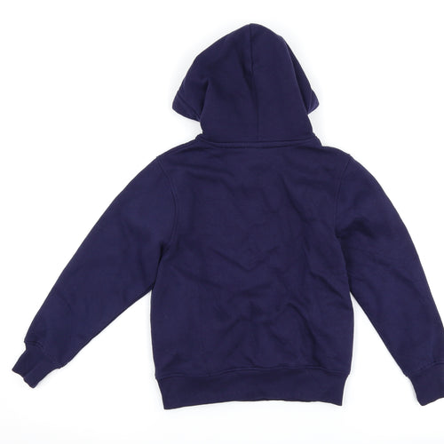 FC Barcelona Boys Blue   Pullover Hoodie Size S  - Barcelona FC