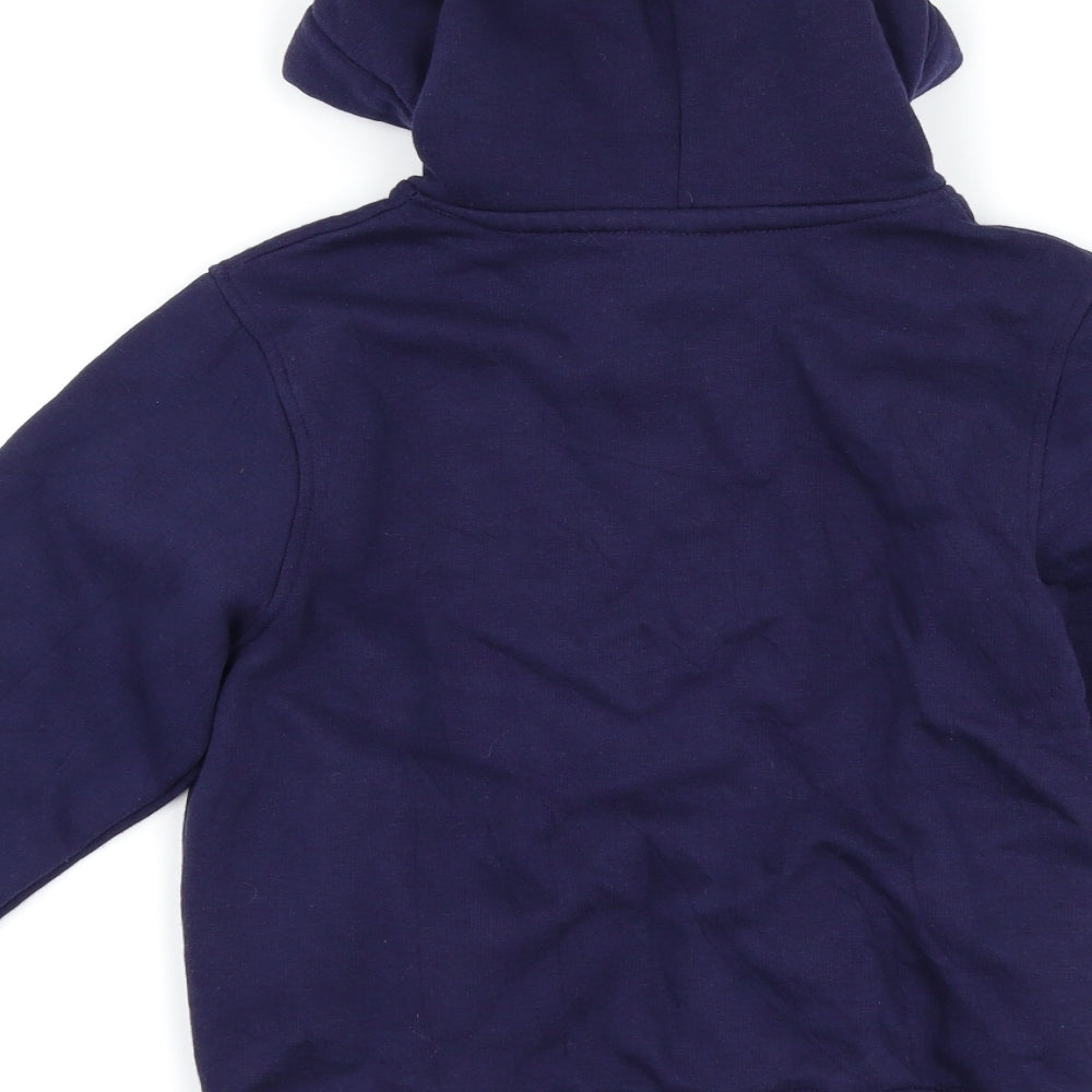 FC Barcelona Boys Blue   Pullover Hoodie Size S  - Barcelona FC