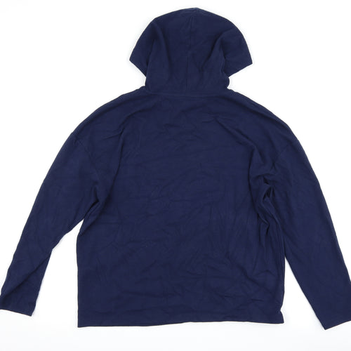 Marks and Spencer Womens Blue   Pullover Hoodie Size 14  - lovely