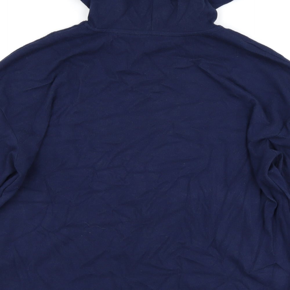 Marks and Spencer Womens Blue   Pullover Hoodie Size 14  - lovely