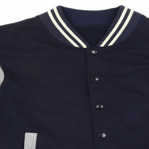 Preworn Mens Blue   Varsity Jacket Jacket Size L