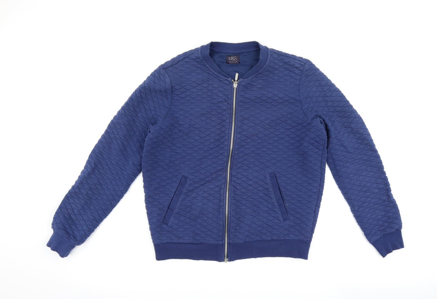 Marks and Spencer Womens Blue   Quilted Jacket Size 14