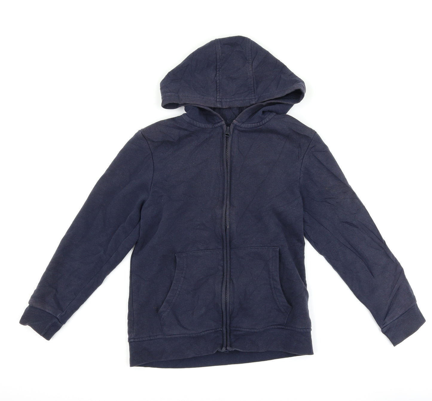George Boys Blue   Full Zip Hoodie Size 8-9 Years