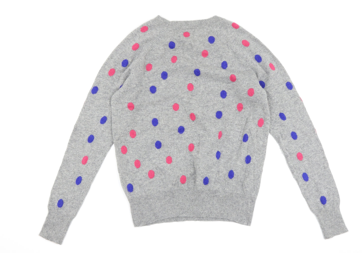 Kenar Womens Grey Polka Dot  Pullover Jumper Size M