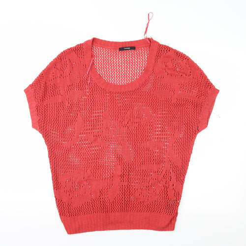 George Womens Red   Pullover Jumper Size 10