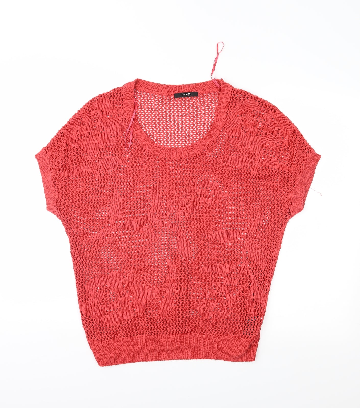 George Womens Red   Pullover Jumper Size 10