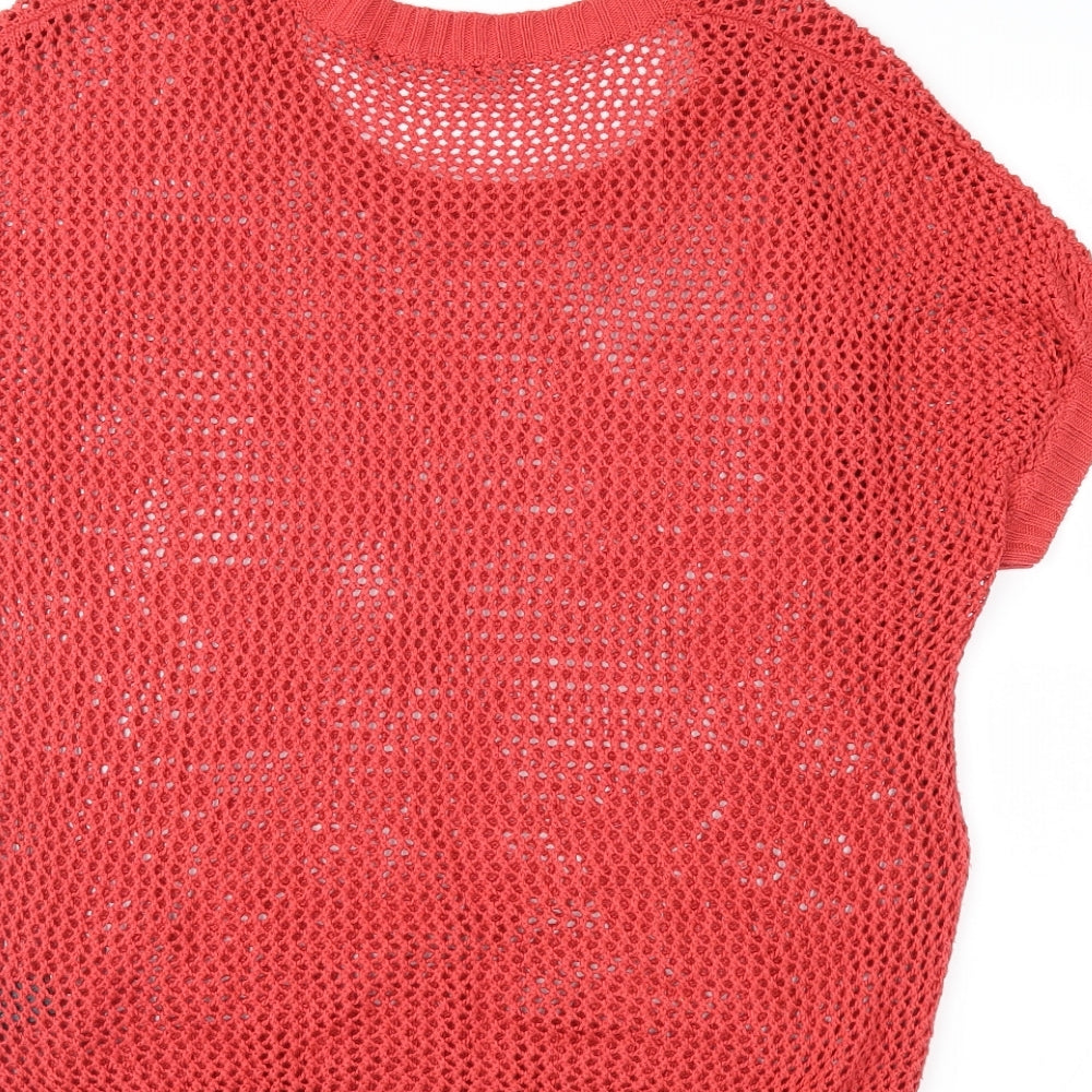 George Womens Red   Pullover Jumper Size 10