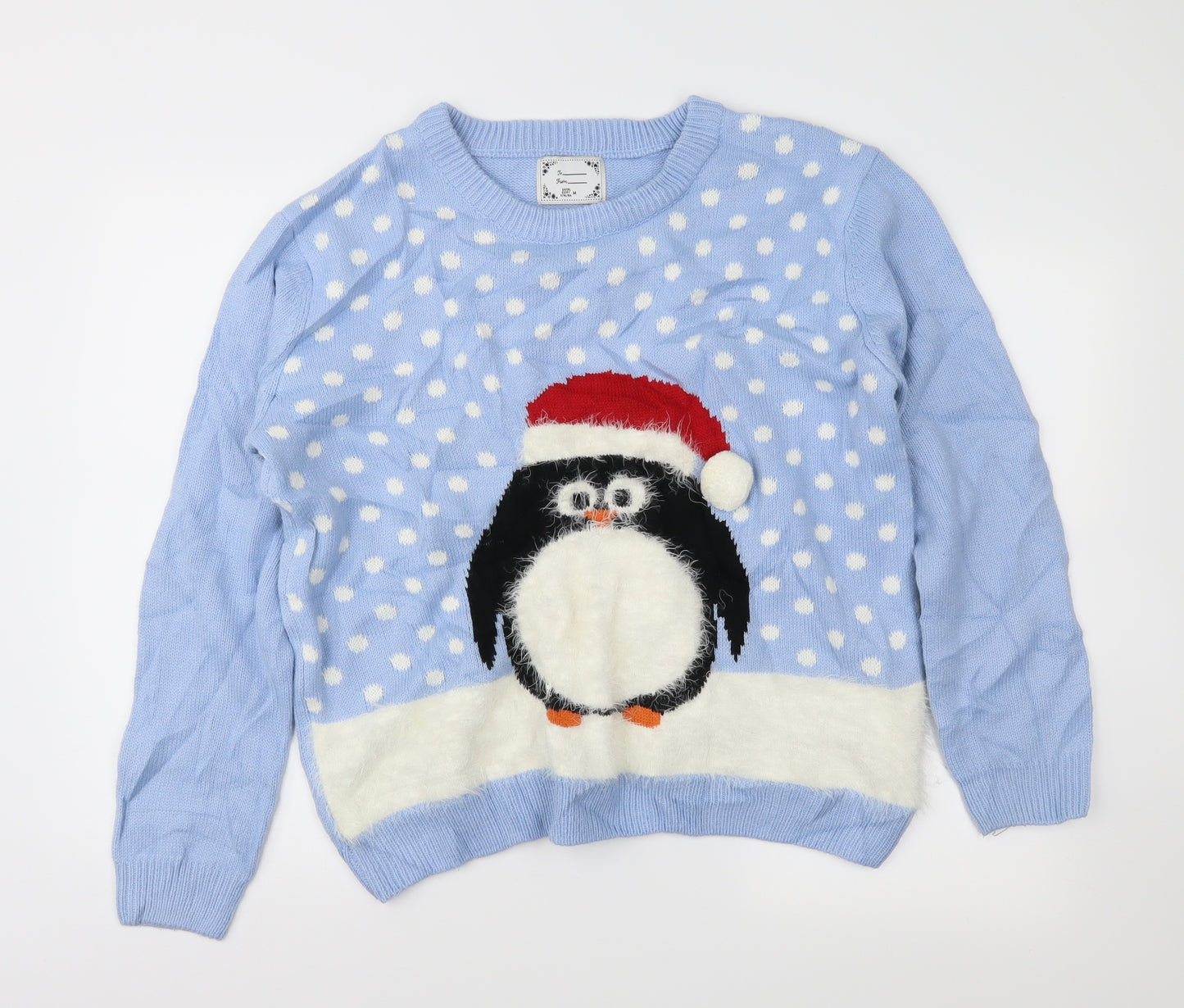 Atmosphere Womens Blue   Pullover Jumper Size M  - Christmas