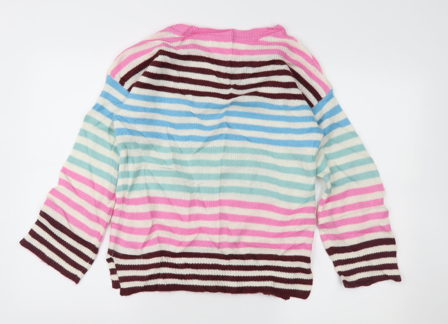 Boden Womens Ivory Striped  Pullover Jumper Size S