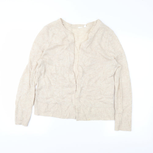 Preworn Womens Beige   Cardigan Jumper Size S