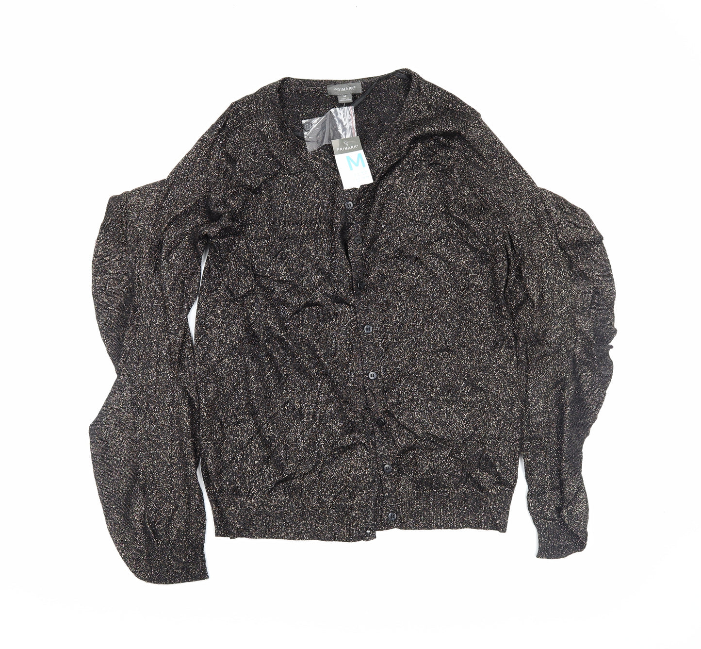 Primark Womens Black   Cardigan Jumper Size M