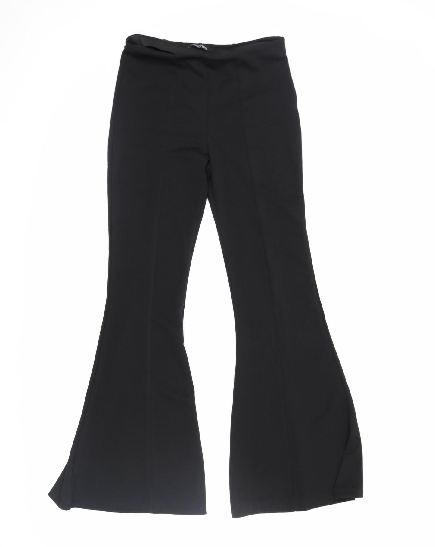 Boohoo Womens Black   Trousers  Size 10 L29 in