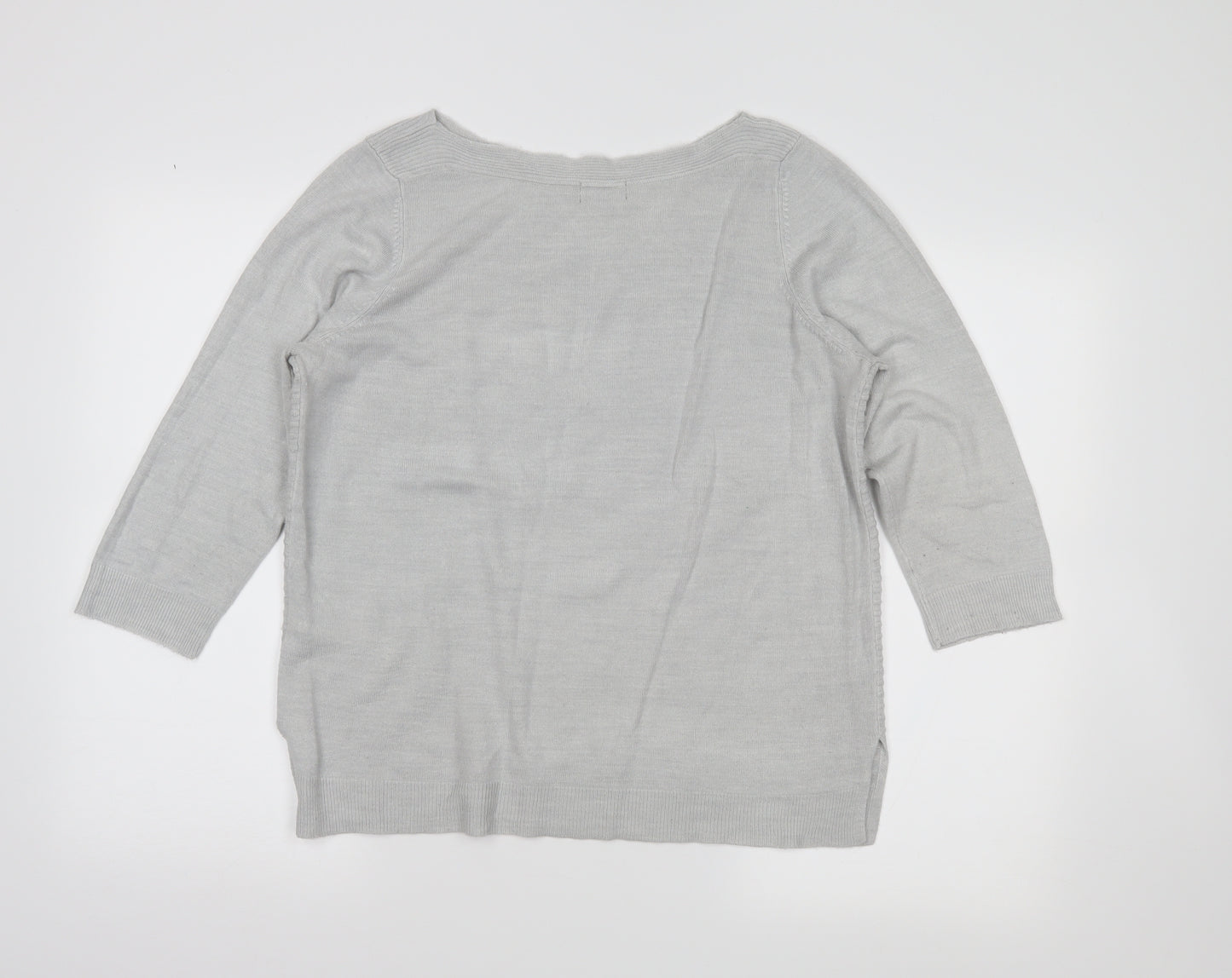 F&F Womens Grey   Pullover Jumper Size 14
