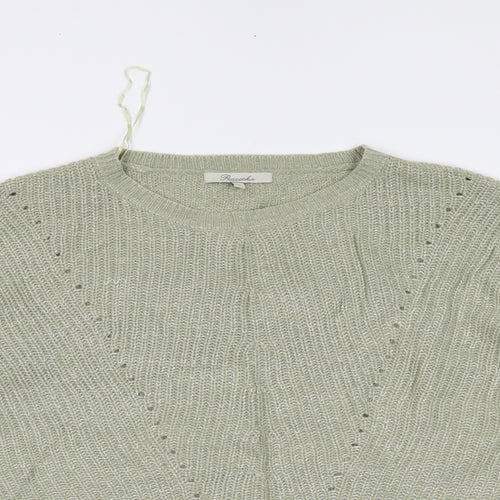 Peacocks Womens Green   Pullover Jumper Size XL