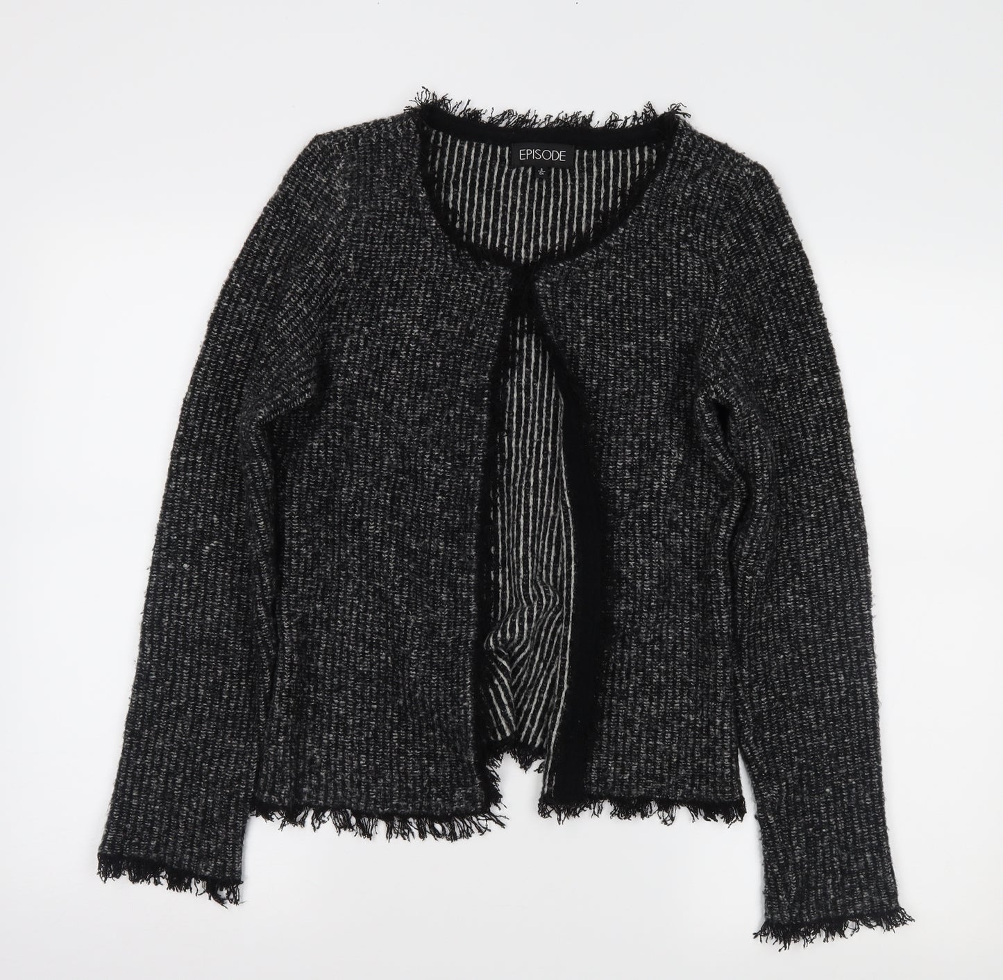 Episode Womens Grey   Cardigan Jumper Size S