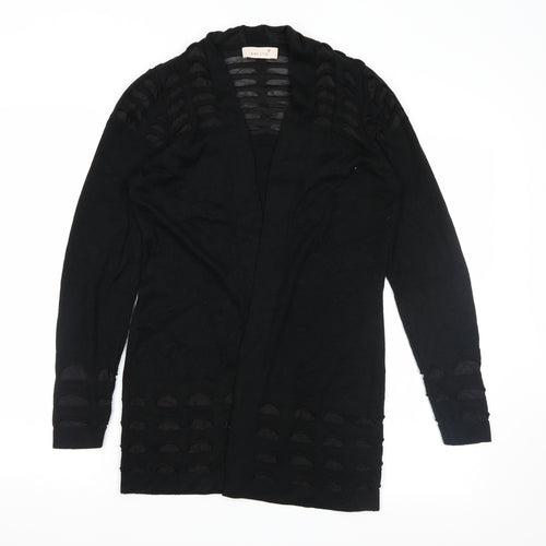 M&S Womens Black   Wrap Jumper Size 8
