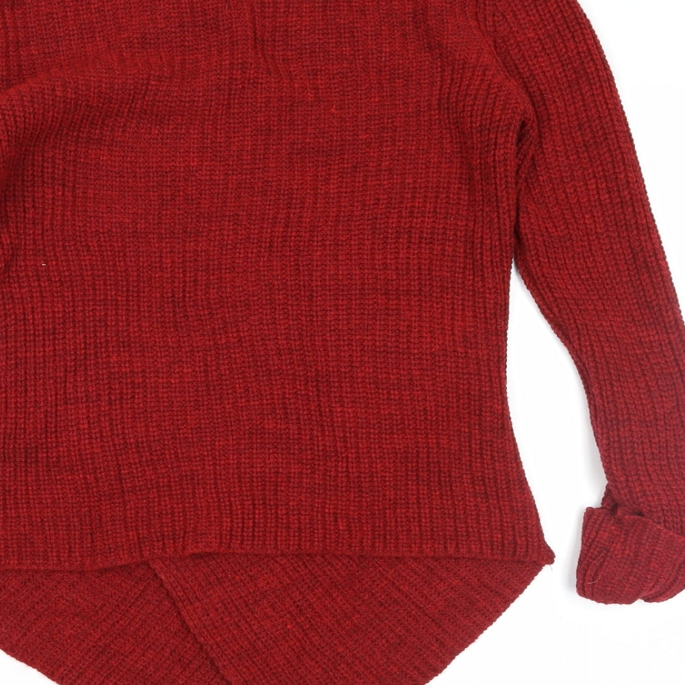 TU Womens Red   Pullover Jumper Size 12