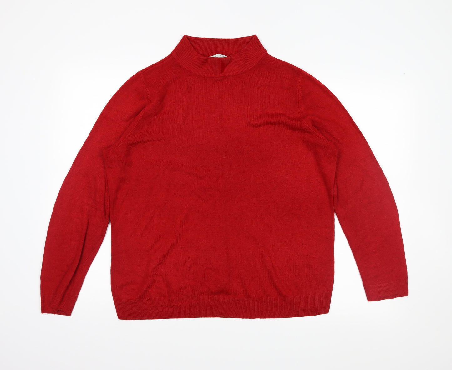 BHS Womens Red   Pullover Jumper Size 18