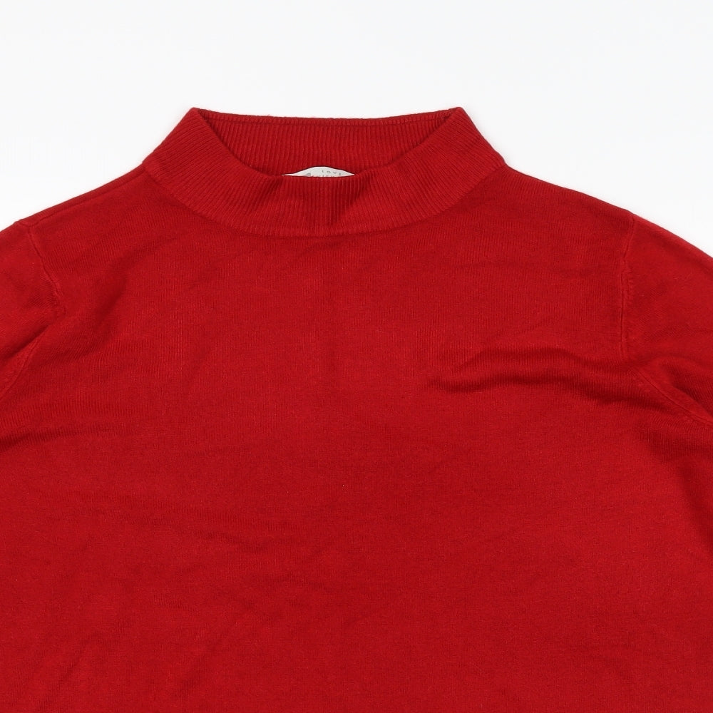 BHS Womens Red   Pullover Jumper Size 18