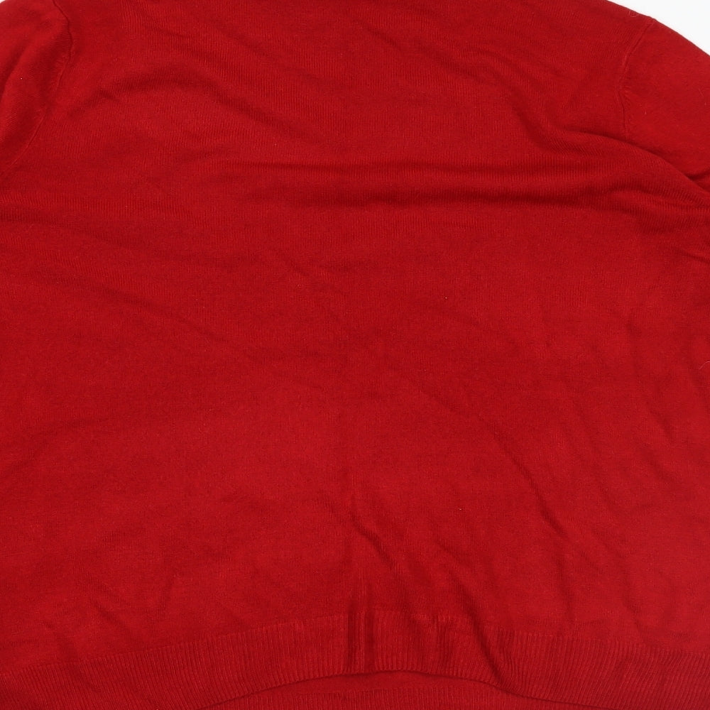 BHS Womens Red   Pullover Jumper Size 18