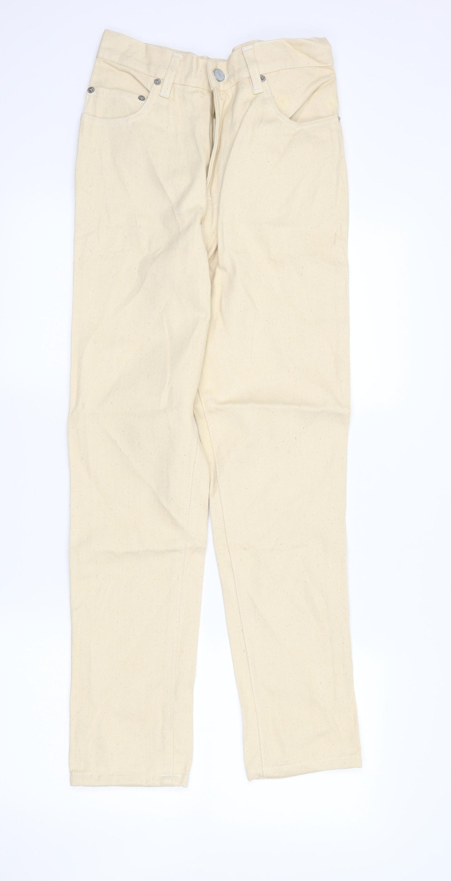Pepe Jeans Girls Ivory Spotted  Straight Jeans Size 12 Years