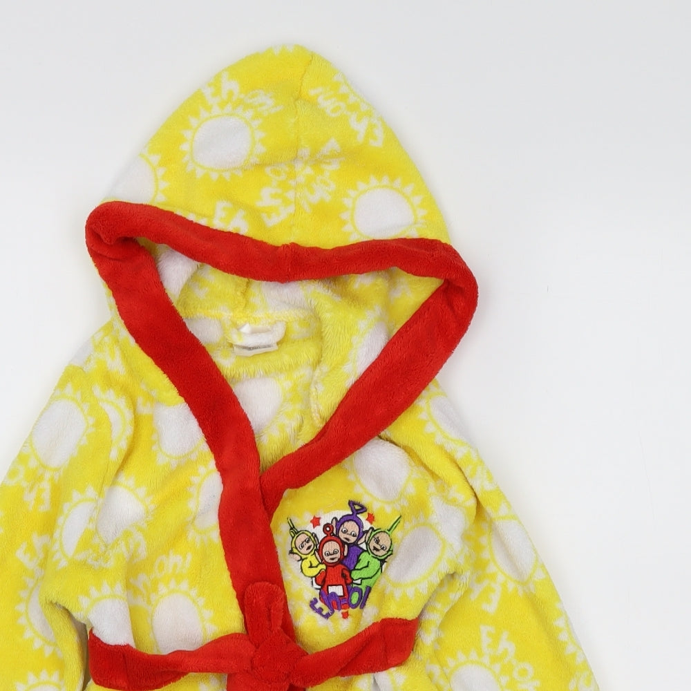 Preworn Baby Yellow Solid  Capri Robe Size 18-24 Months