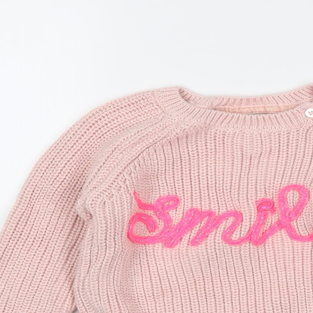 Primark  Pink   Pullover Jumper Size 18-24 Months