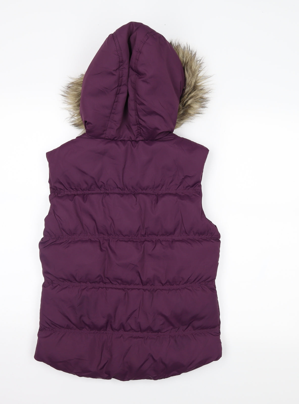 DenimCo Womens Purple   Gilet Coat Size 8