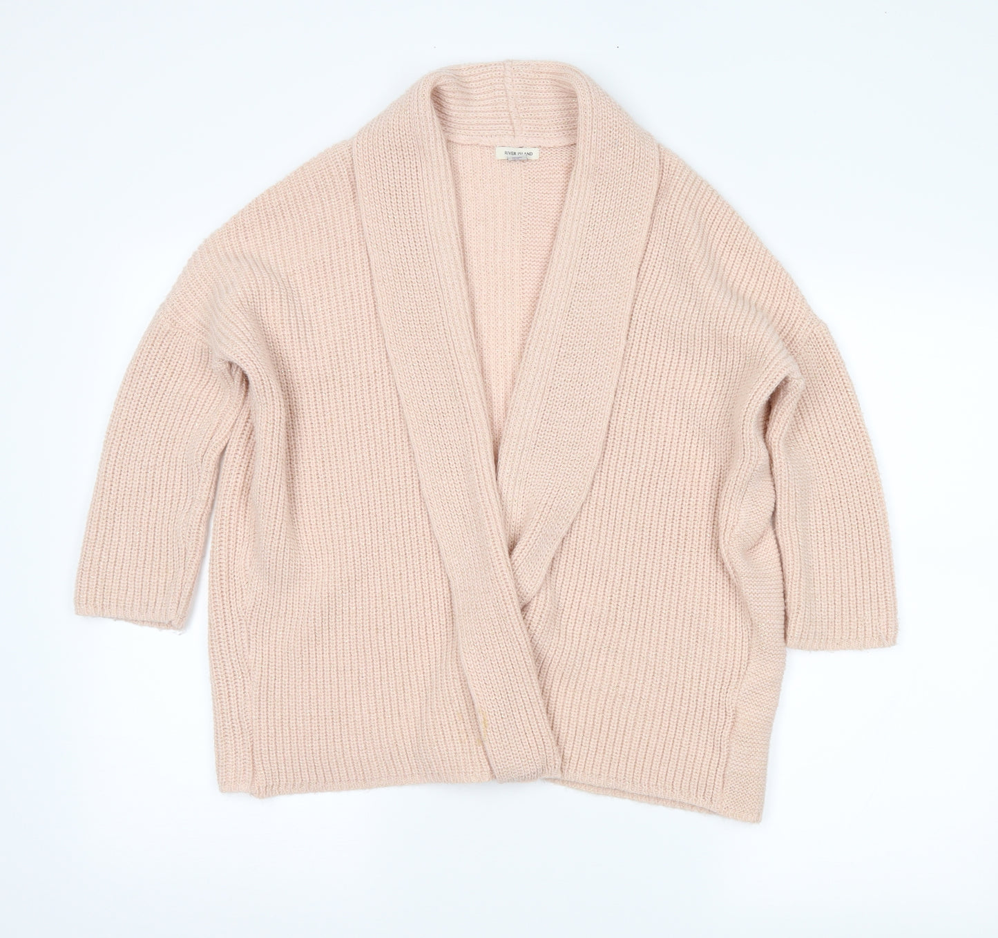 River Island Girls Pink   Wrap Jumper Size 9-10 Years