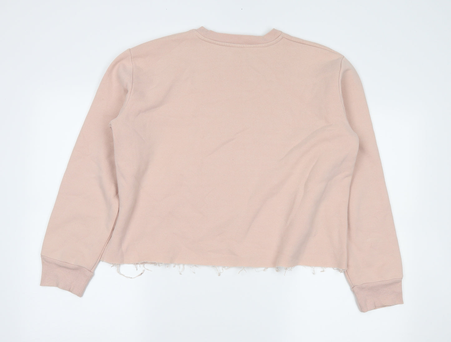 Topshop Womens Pink   Pullover Sweatshirt Size 14