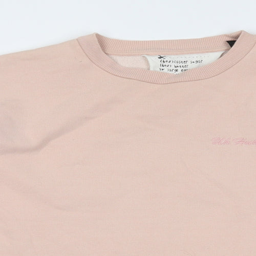 Topshop Womens Pink   Pullover Sweatshirt Size 14